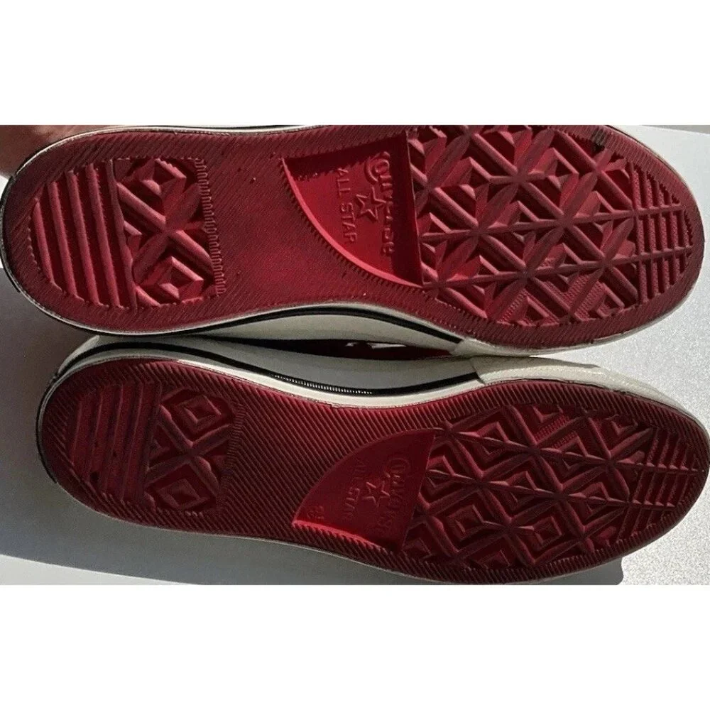 Converse Chuck 70 Ox Men’s Sz 8.5 Red White Patent 162442C RARE